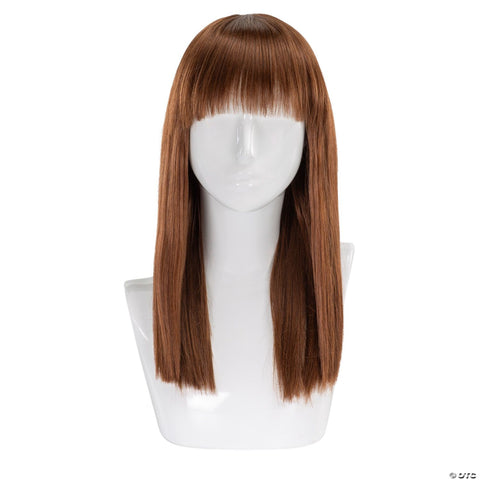 Long Deluxe Wig Cleo Med Brown Red 30