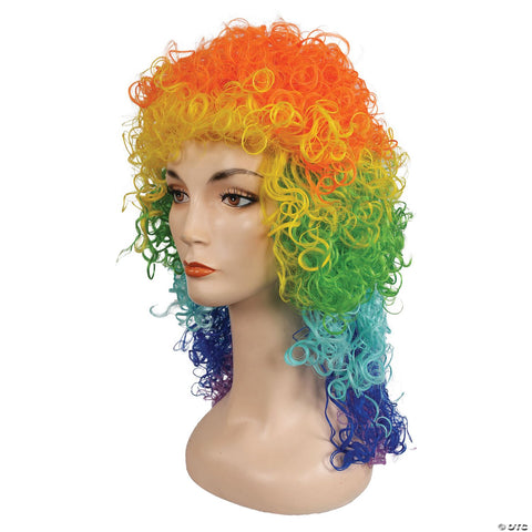 Wet Look Clown Wig
