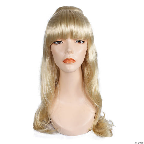 Adults Priscilla Long-Haired Straight with Bangs Wig - Platinum Blonde 613