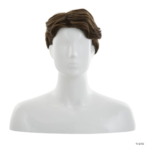 Men’s Tousled Wavy Wig - Light Chestnut Brown 8