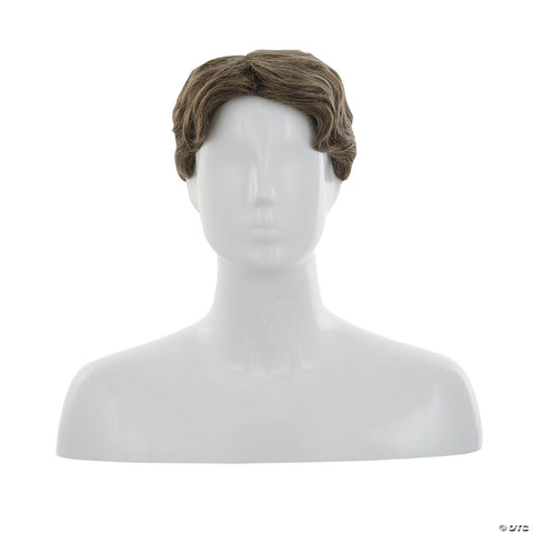 Men’s Tousled Wavy Wig - Light Chestnut Brown Gray 36