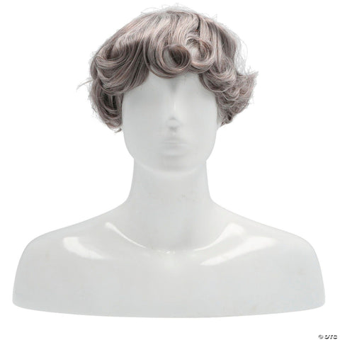 Men's Mushroom Mushroom Mop Top Wig - Dark Gray 56