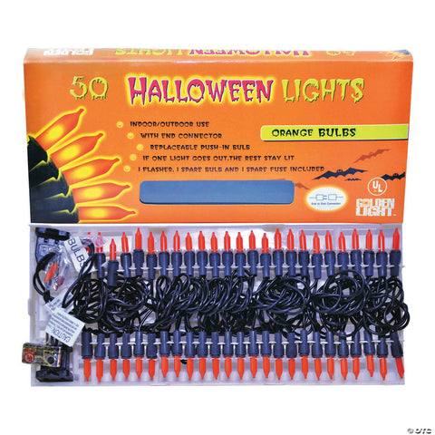 50-Count Halloween Lights with Connector
