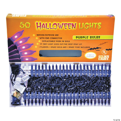 50-Count Halloween Lights with Connector