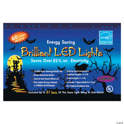 60-Light M5 LED Halloween Lights