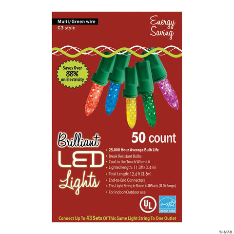 50-Count C3 Holiday Lights