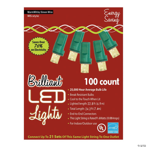 100-Count M5 Holiday Lights