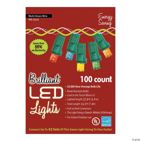 100-Count M5 Holiday Lights