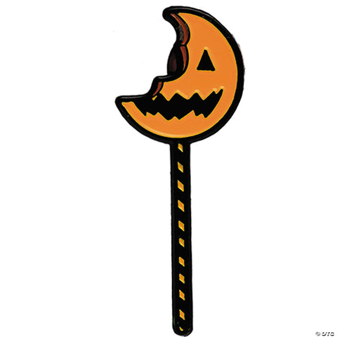 1 1/2" Trick ’r Treat Bitten Lollipop Full-Color Enamel Pin