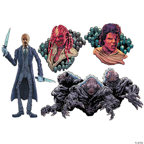 4 Pc. Clive Barker’s Nightbreed Collection 1 Cutout Wall Decorations
