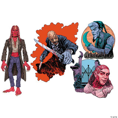 4 Pc. Clive Barker’s Nightbreed Collection 2 Cutout Wall Decorations