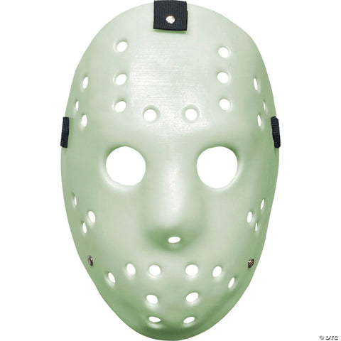 Killer Goalie Glow-in-the-Dark  Injection Plastic Full Mask - One Size