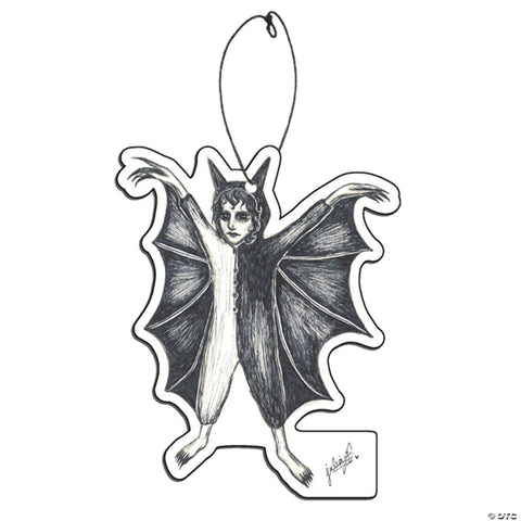 3 1/2" The Little Ghouls Bat Boy Lavender Fear Freshener