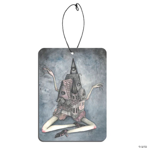 3 1/2" Little Ghouls™ Haunted Haus Vanilla Fear Freshener