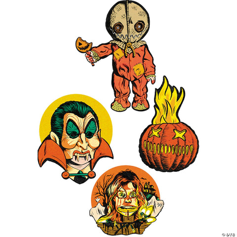 4 Pc. Trick ’r Treat™ Collection Series 1 Cutout Wall Decorations