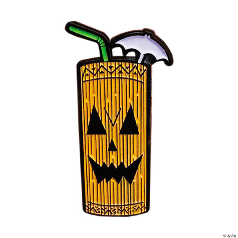 1 1/2" Summerween Tiki Mug Full-Color Enamel Pin