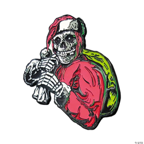 1 3/4" Misfits Holiday Fiend Full-Color Enamel Pin
