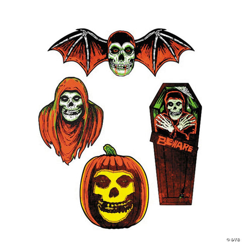 4 Pc. Misfits Fiend Series 1 Cutout Wall Decorations