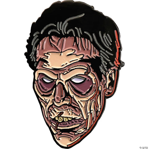 1 3/4" Evil Dead 2™ Evil Ash Face Full-Color Enamel Pin