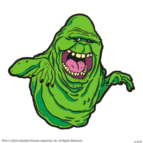 1 3/4" Ghostbusters™ Slimer Glow-in-the-Dark Enamel Pin