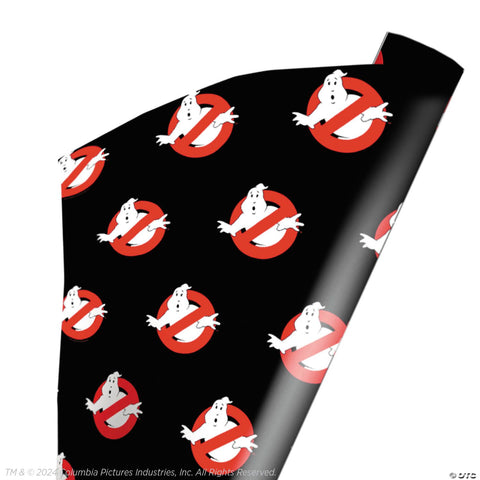 96" x 30" Wrapped in Terror Ghostbusters™ No Ghost Graphic Wrapping Paper | Horror-Shop.com