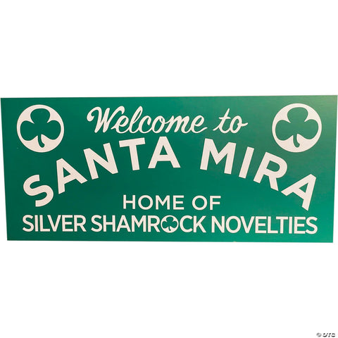 Santa Mira Aluminum Sign - Halloween III: Season of the Witch