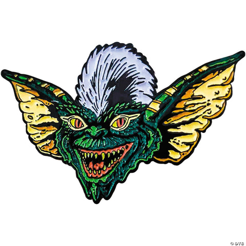 1 3/4" Gremlins™ Evil Stripe Monster Face Full-Color Enamel Pin