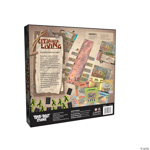Trick or Treat Studios City of the Living Zombie-Themed Game for 2 to 4 Players