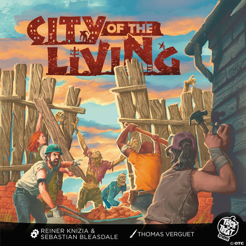 Trick or Treat Studios City of the Living Zombie-Themed Game for 2 to 4 Players