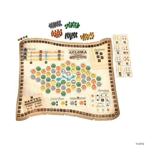 Trick or Treat Studios Gold West Wild West-Themed Board Game for 2 to 4 Players