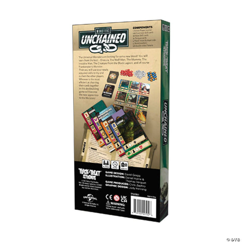 Universal Monsters Unchained Card Game for 2 to 4 Players