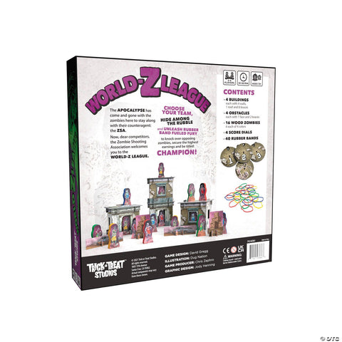World-Z League Zombie-Themed Game for 1 to 4 Players