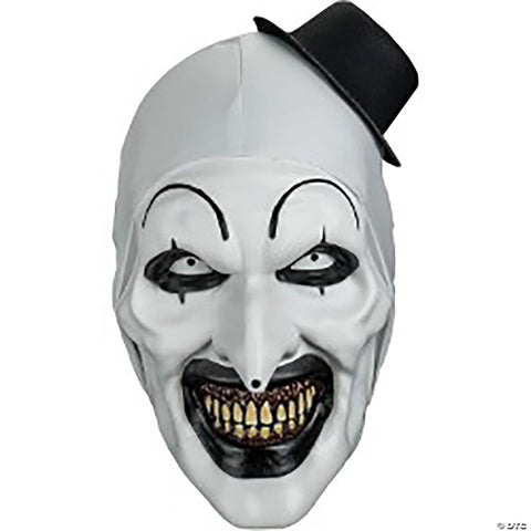 Terrifier™ Deluxe Art the Clown Overhead Plastic Mask - One Size