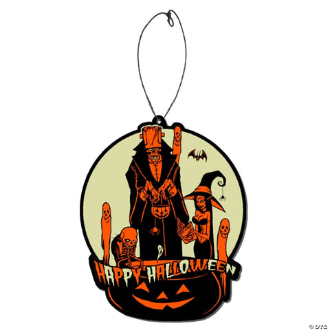 3 1/2" Toxictoons™ Happy Halloween Vanilla Fear Freshener