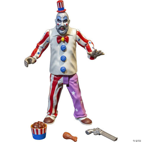 5" House of 1000 Corpses™ Finger Lickin’ Pistol Whippin’ Captain Spaulding Action Figure