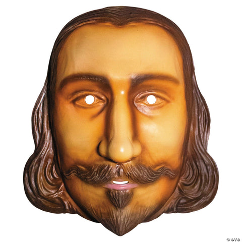 Thanksgiving™ John Carver Overhead Plastic Mask - One Size