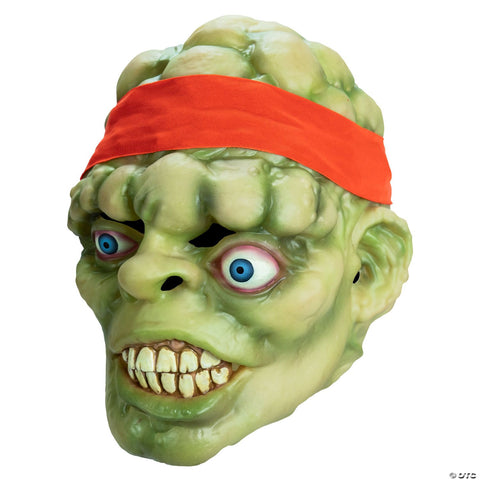 Adults Toxic Crusaders™ Glow-in-the-Dark Toxie Vinyl Overhead Mask - One Size