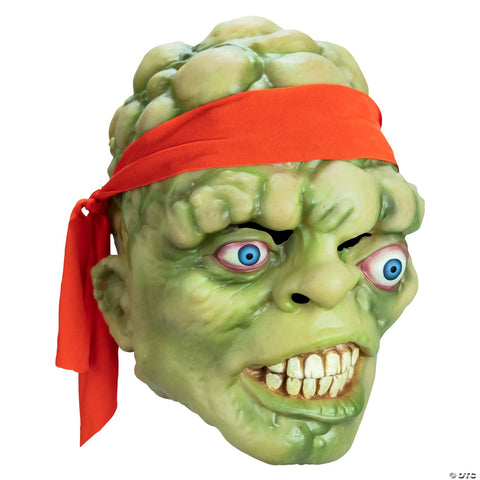 Adults Toxic Crusaders™ Glow-in-the-Dark Toxie Vinyl Overhead Mask - One Size