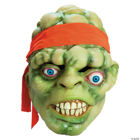 Adults Toxic Crusaders™ Glow-in-the-Dark Toxie Vinyl Overhead Mask - One Size