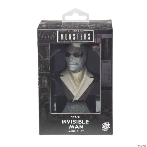Universal Classic Monsters The Invisible Man Mini Bust Halloween Decoration