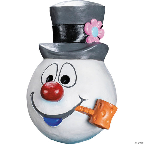 Adults Frosty the Snowman™ Frosty Latex Mask - One Size