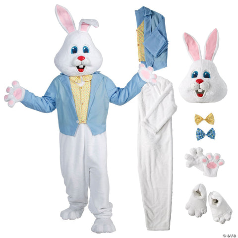 Easter Bunny with Blue Jacket and Yellow Faux Vest
