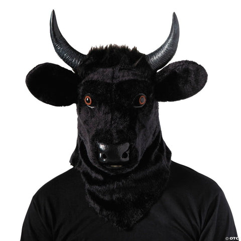 Adults Bull Moving Mouth Overhead Mask - One Size