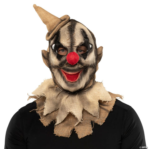 Adults Scarecrow Clown Full Head Covering Halloween Mask – One Size