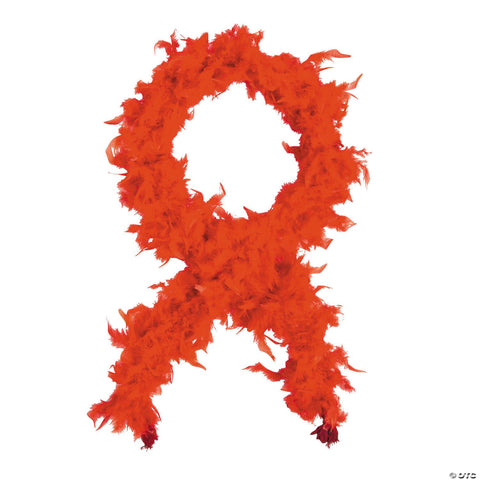 6 Ft. 40-Gram Solid Red Feather Boa