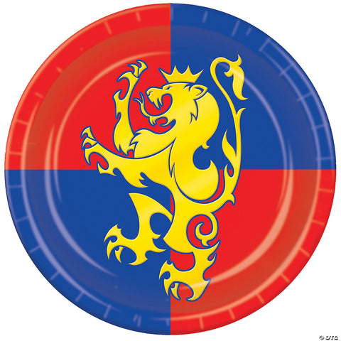 Medieval Paper Dessert Plates - 8 Ct. | Horror-Shop.com