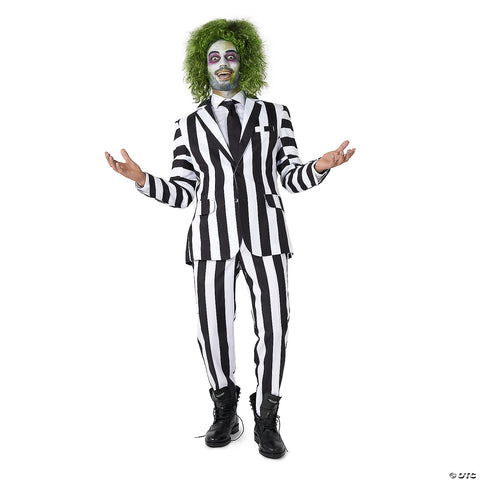Men's Beetlejuice™ Suit Costume - Size 42 | Horror-Shop.com