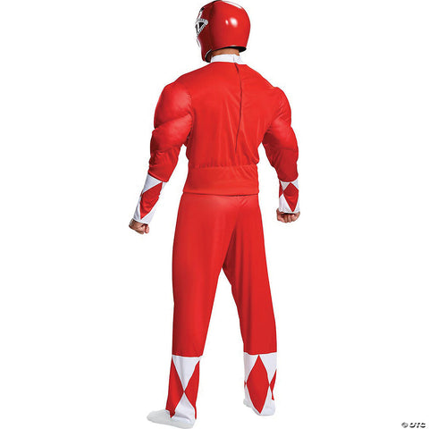 Men's Red Ranger Classic Muscle Costume - Mighty Morphin | Horror-Shop.com