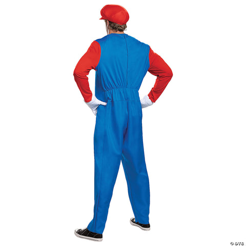 Men's Deluxe Super Mario Bros.™ Mario Costume - Medium 38-40 | Horror-Shop.com