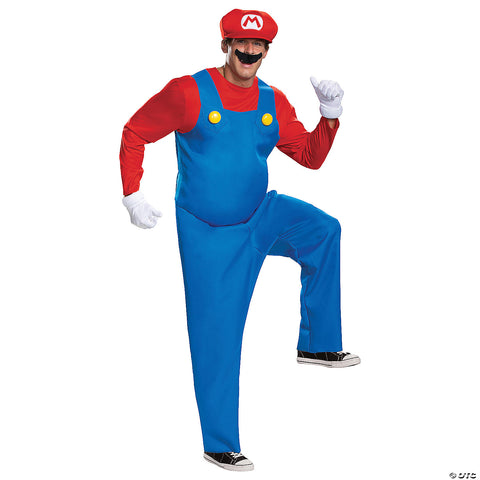 Men's Deluxe Super Mario Bros.™ Mario Costume - Medium 38-40